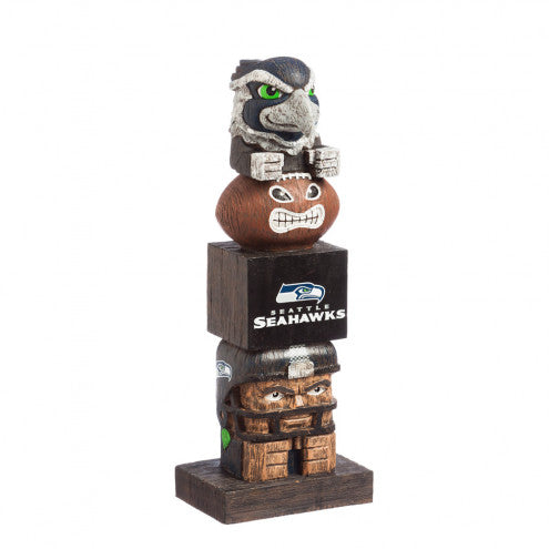 SEATTLE SEAHAWKS GARDEN TIKI TOTEM STATUE