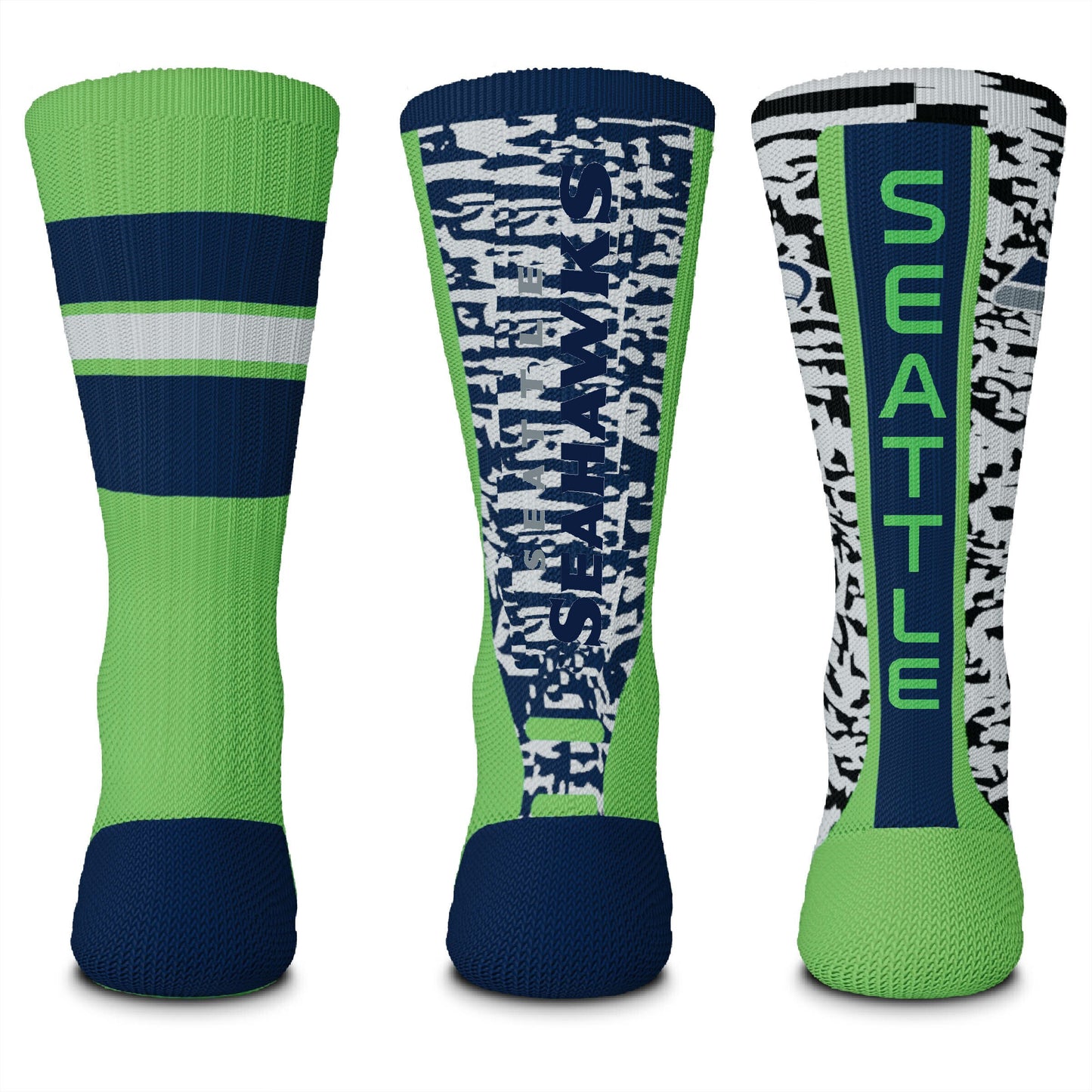 CALCETINES STIMULUS DE LOS SEAHAWKS DE SEATTLE