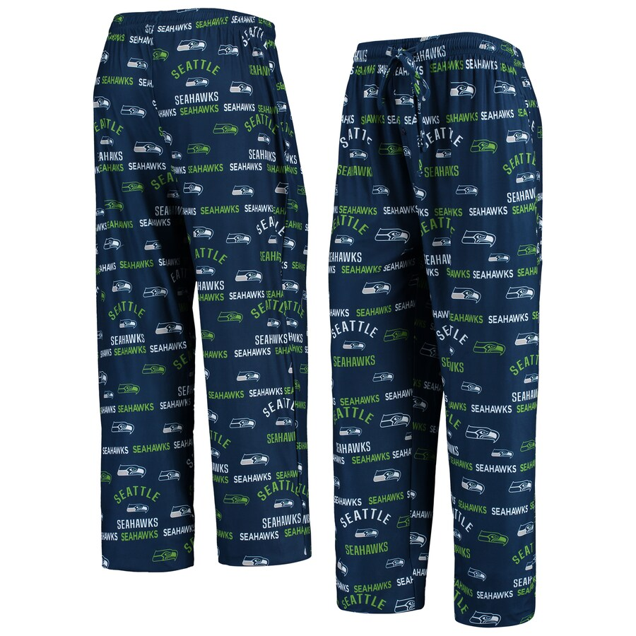 SEATTLES SEAHAWKS MEN'S FLAGSHIP ALL OVER PRINT PAJAMA PANTS
