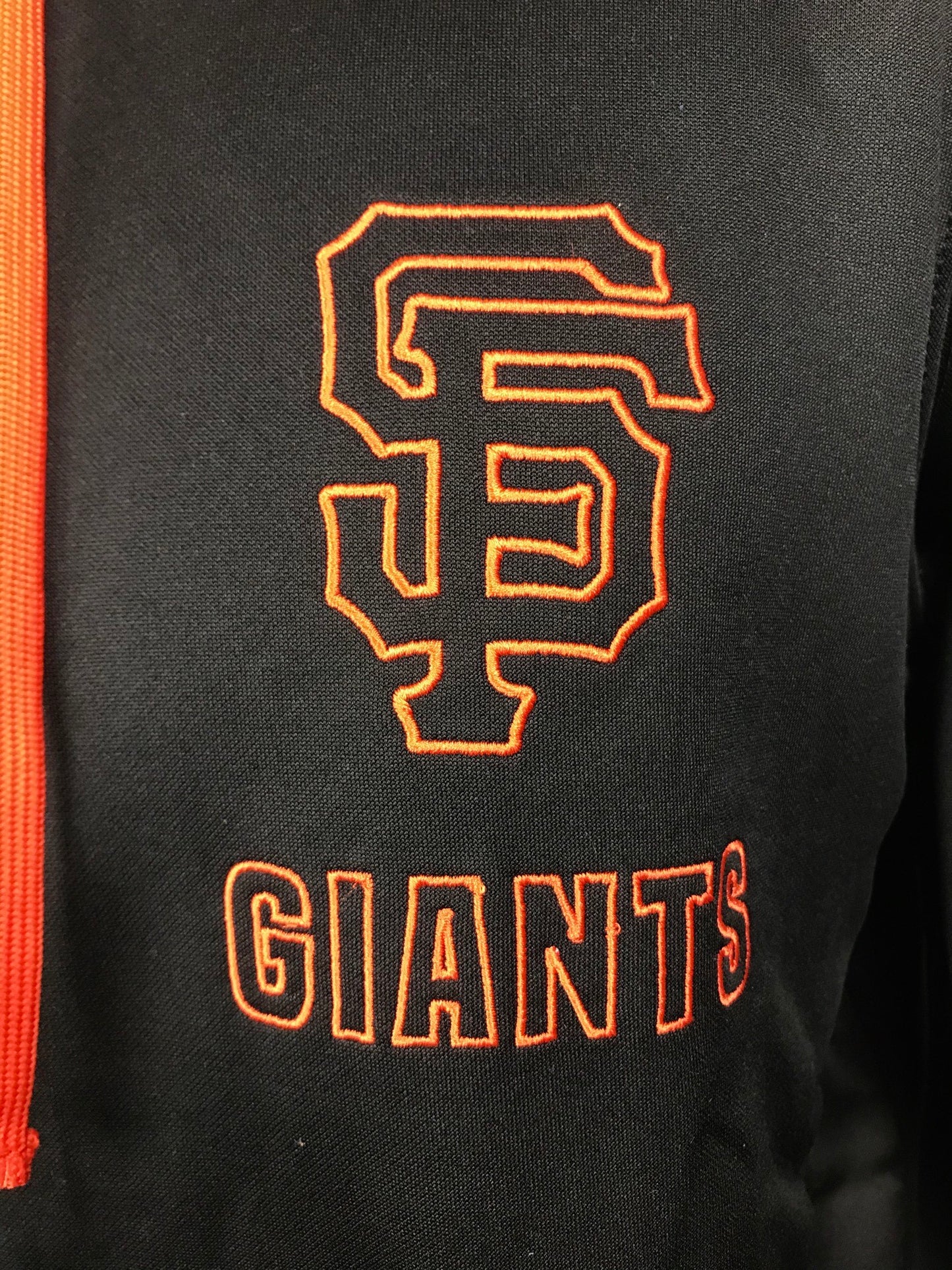 SAN FRANCISCO GIANTS MENS ARCH BACK NAME HOODIE SWEATSHIRT