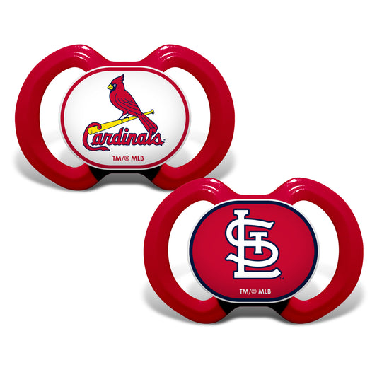 ST.LOUIS CARDINALS 2-PACK PACIFIERS