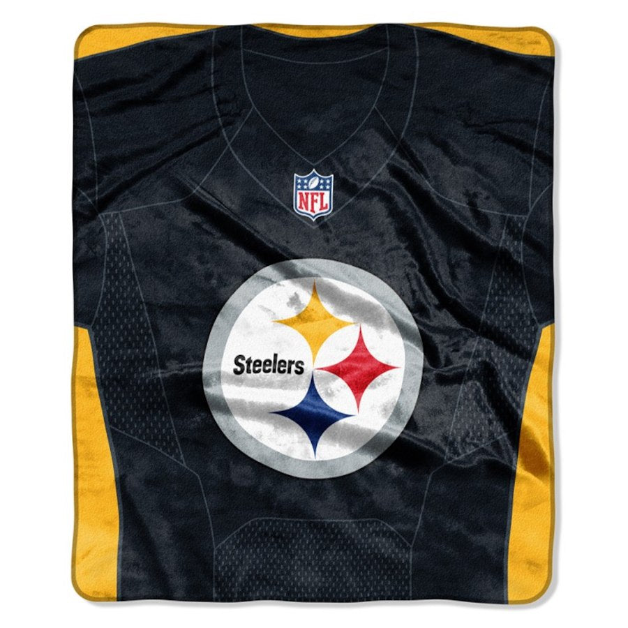 PITTSBURGH STEELERS SIGNATURE 50"X60" RASCHEL THROW BLANKET
