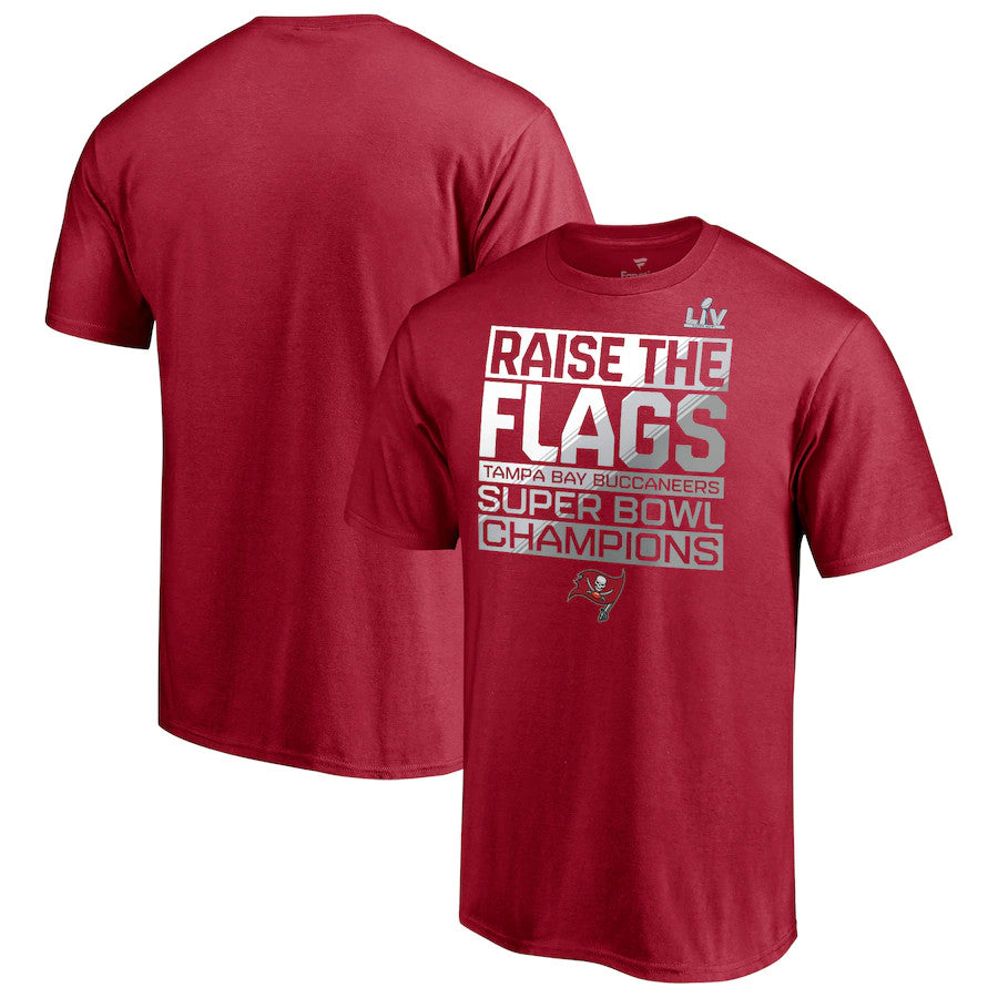 TAMPA BAY BUCCANEERS MEN'S SUPER BOWL LV CHAMPS PARADE CELEBRATION T-SHIRT