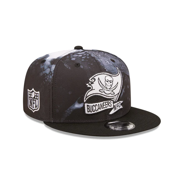 Tampa Bay Football Dryfit Hat Black 5 Panel with Black/White Rope