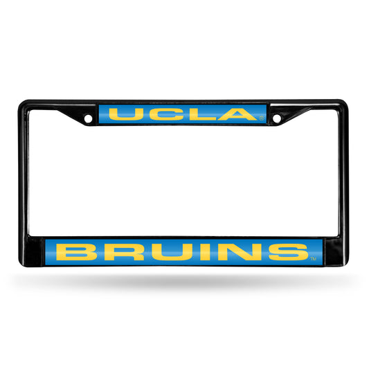PLACA UCLA BRUINS LASER NEGRO