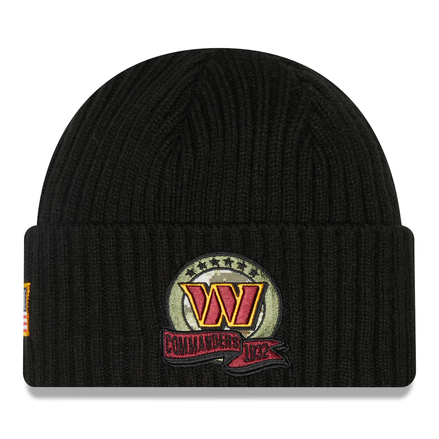 WASHINGTON COMMANDERS 2022 SALUTE TO SERVICE KNIT BEANIE