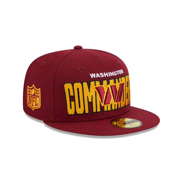 WASHINGTON COMMANDERS MEN S 2023 NFL DRAFT ALT HAT 59FIFTY FITTED