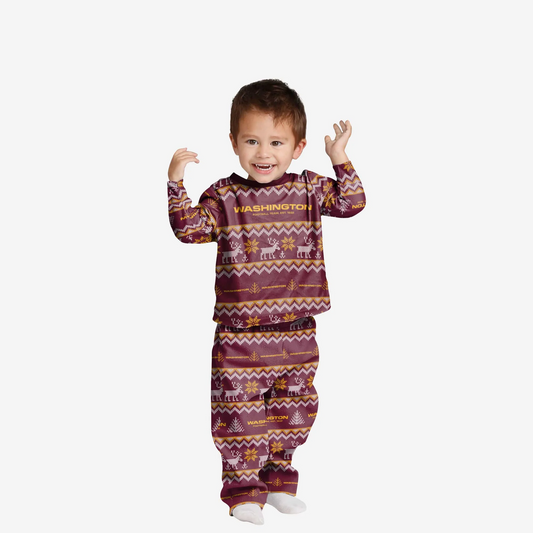 WASHINGTON FOOTBALL TEAM TODDLERS ALL OVER PRINT PAJAMAS