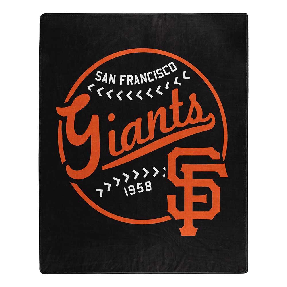 SAN FRANCISCO GIANTS SIGNATURE 50"X60" RASCHEL THROW BLANKET