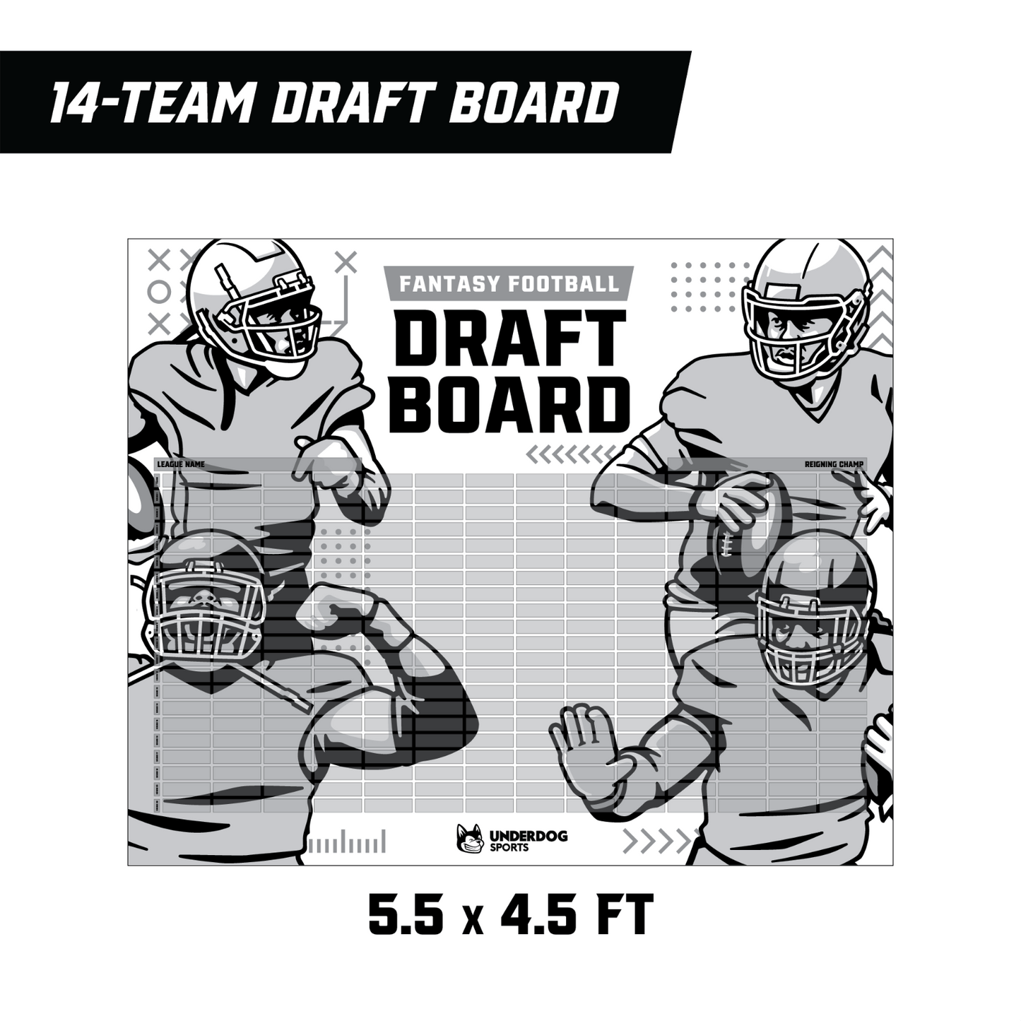 fantasy football draft board in store