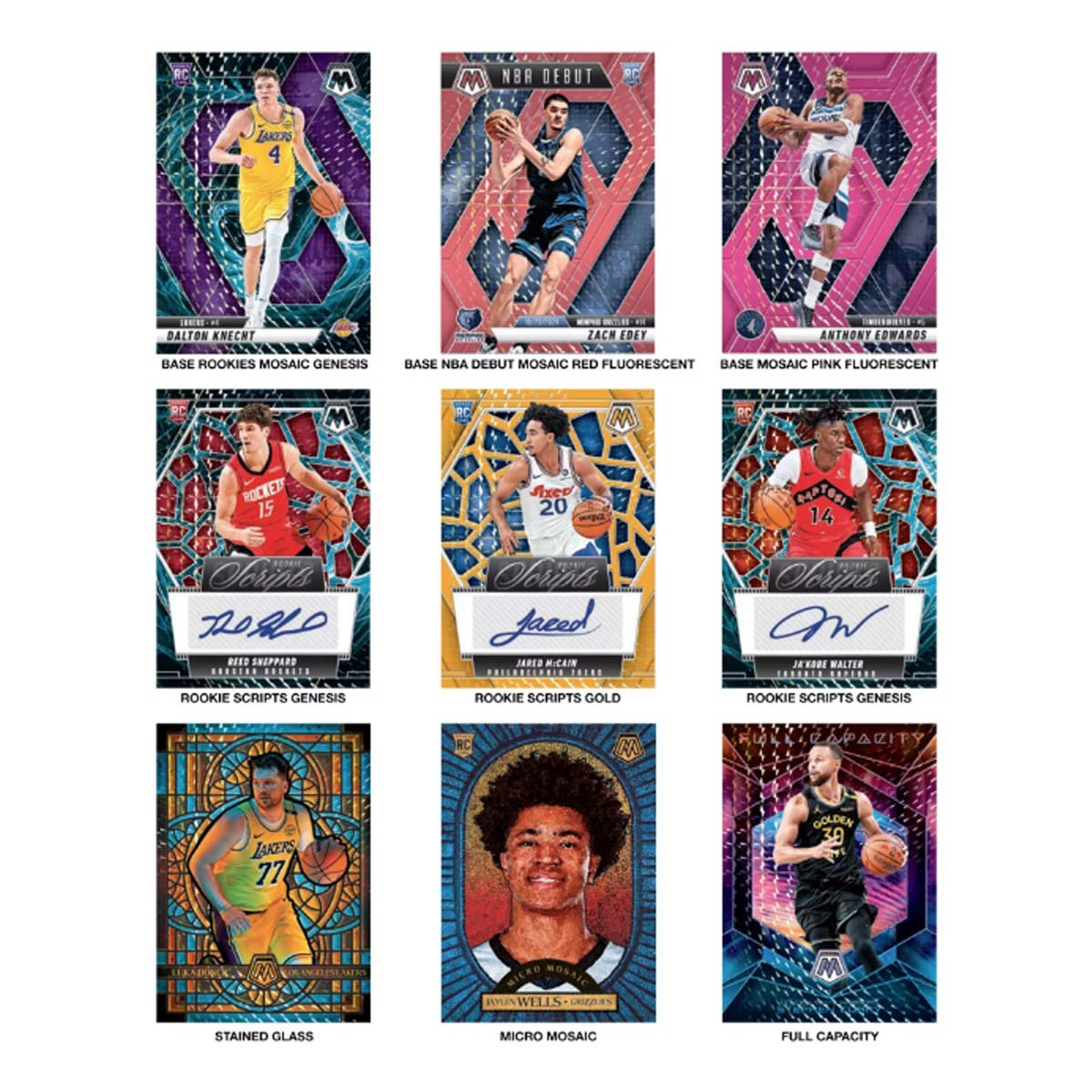 2025 NBA PANINI MOSAIC MEGA BOX