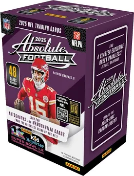 2025 NFL PANINI ABSOLUTE FOOTBALL TRADING CARD BLASTER BOX