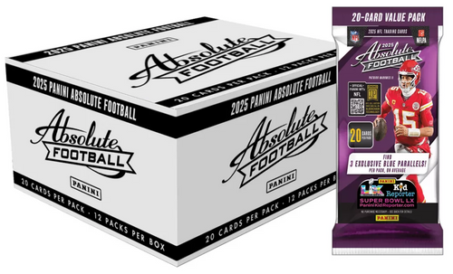 2025 NFL PANINI ABSOLUTE FOOTBALL TRADING CARD FAT PACK BOX