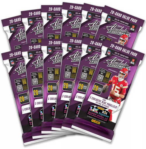 2025 NFL PANINI ABSOLUTE FOOTBALL TRADING CARD FAT PACK BOX