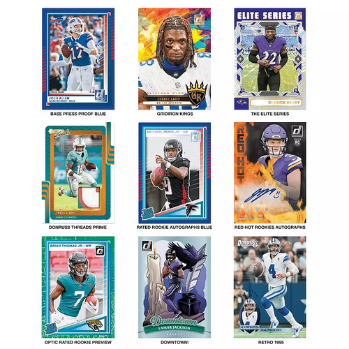 2025 NFL PANINI DONRUSS FOOTBALL TRADING CARD RETAIL BOX