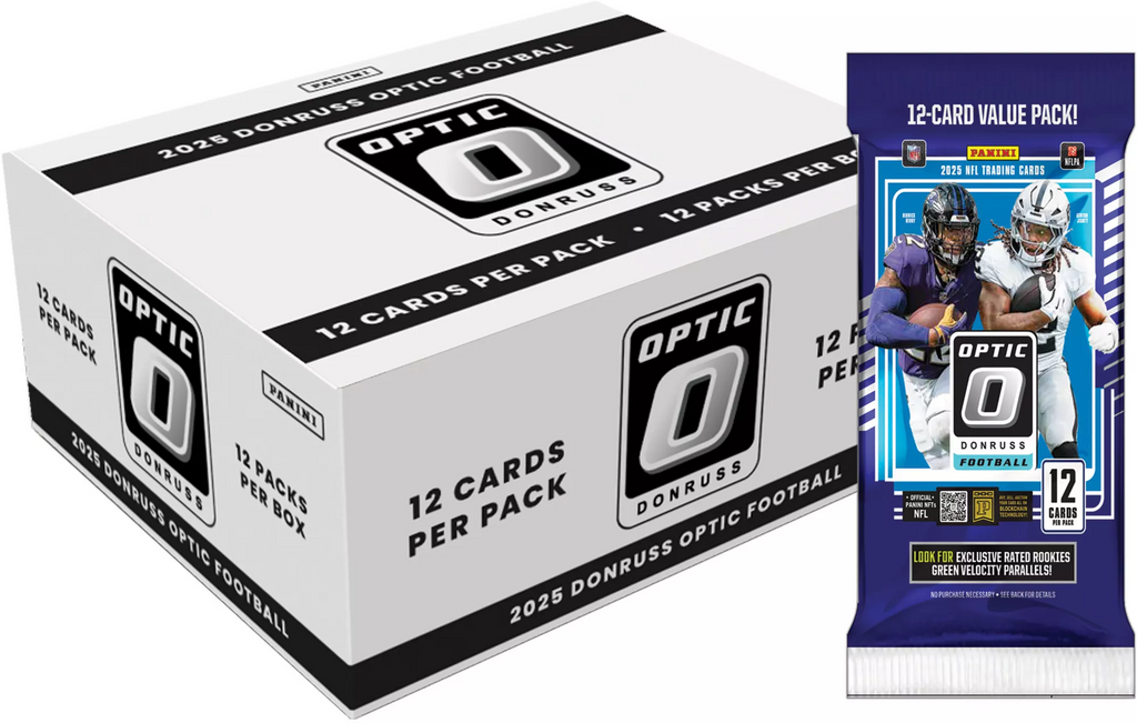 2025 NFL PANINI DONRUSS OPTIC FOOTBALL TRADING CARD FAT PACK BOX