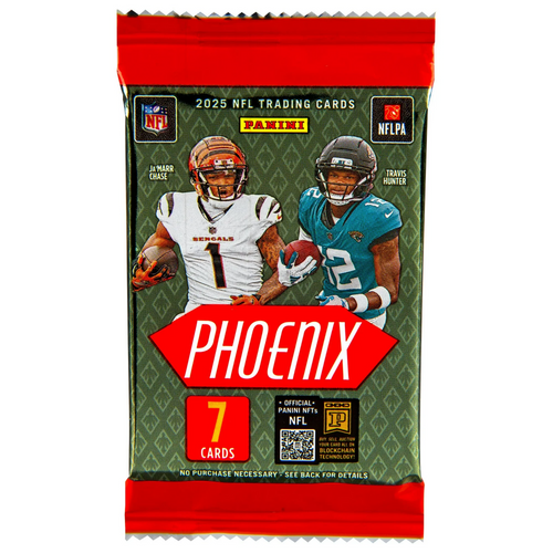 2025 NFL PANINI PHOENIX FOOTBALL TRADING CARD MEGA BOX