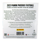 2025 NFL PANINI PHOENIX FOOTBALL TRADING CARD MEGA BOX