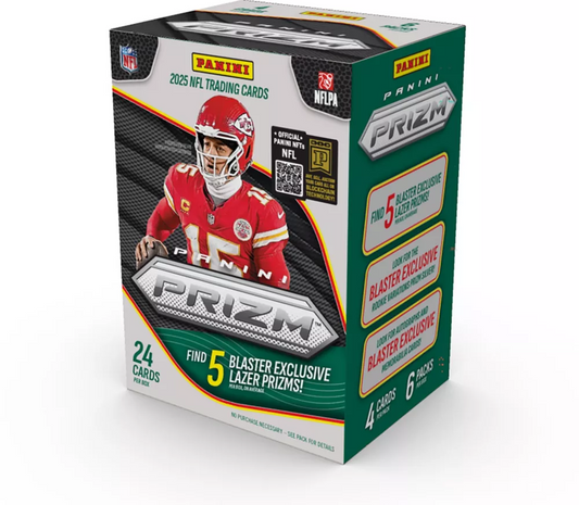 2025 NFL PANINI PRIZM FOOTBALL TRADING CARD BLASTER BOX