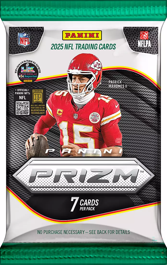 2025 NFL PANINI PRIZM FOOTBALL TRADING CARD MEGA BOX