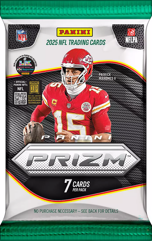 2025 NFL PANINI PRIZM FOOTBALL TRADING CARD MEGA BOX