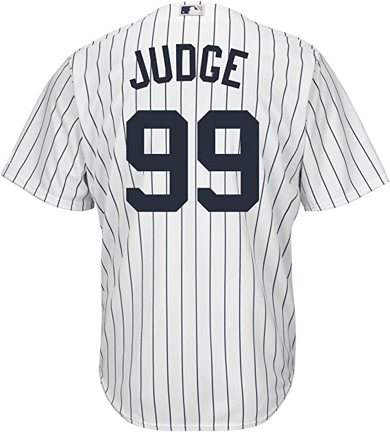 RÉPLICA DE JERSEY DE LOS YANKEES DE NUEVA YORK DE AARON JUDGE KIDS A RAYAS