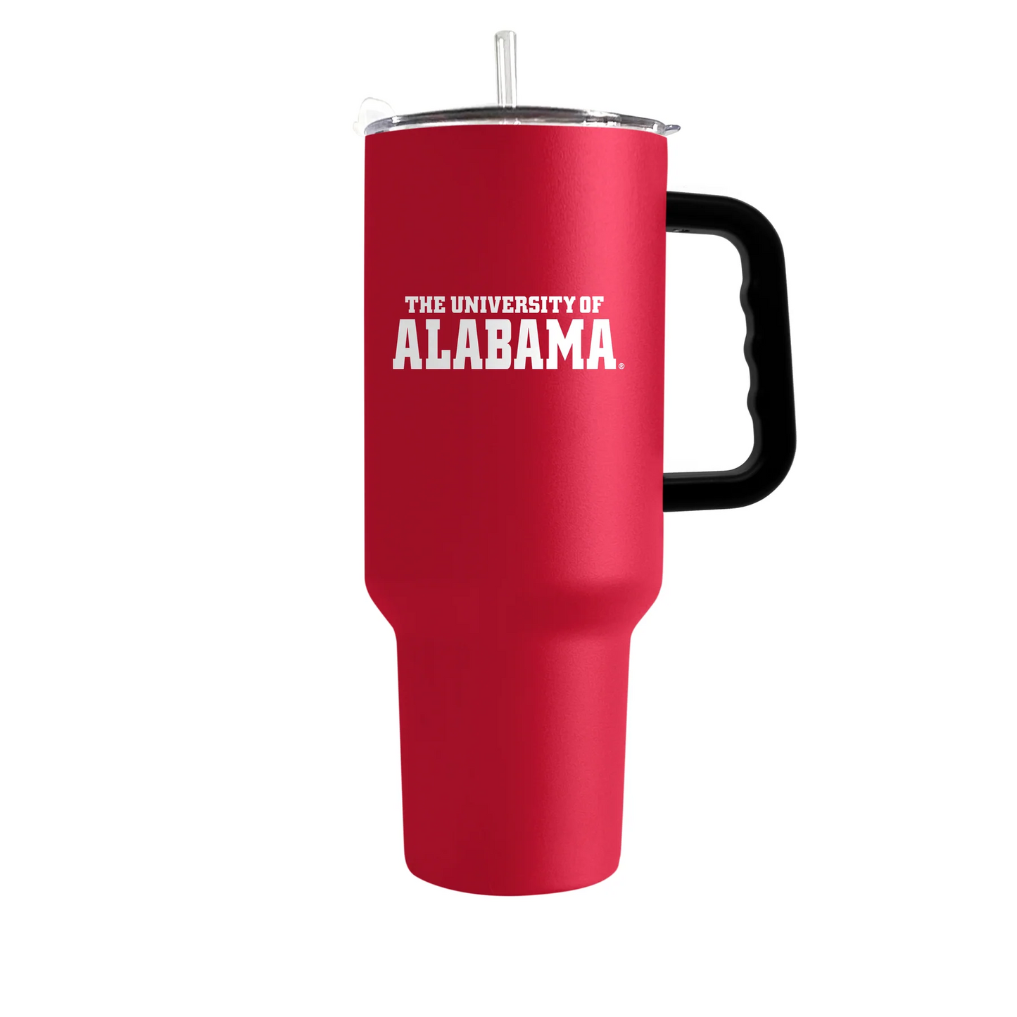 ALABAMA CRIMSON TIDE 40OZ. FLIPSIDE TRAVEL TUMBLER WITH HANDLE