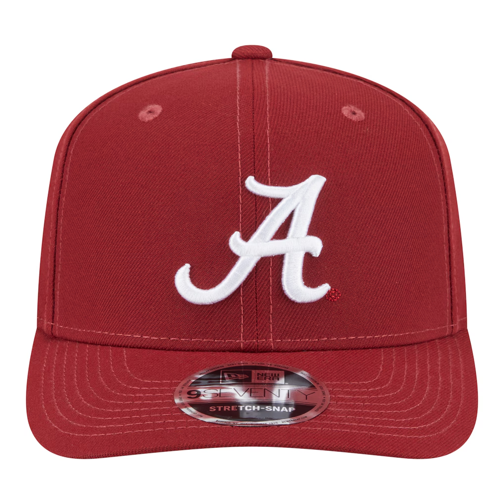 ALABAMA CRIMSON TIDE TEAM COLLECTIVE 9SEVENTY STRETCH-SNAP ADJUSTABLE HAT - RED