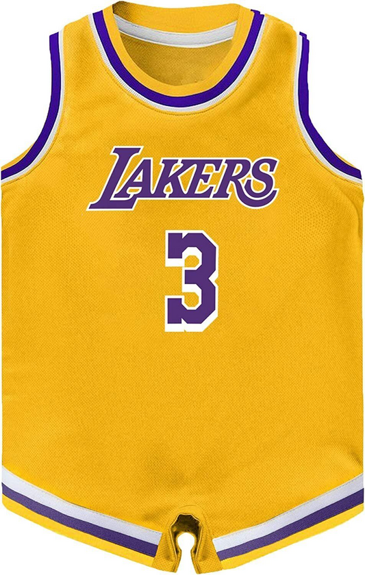 ANTHONY DAVIS LOS ANGELES LAKERS INFANT REPLICA BODYSUIT