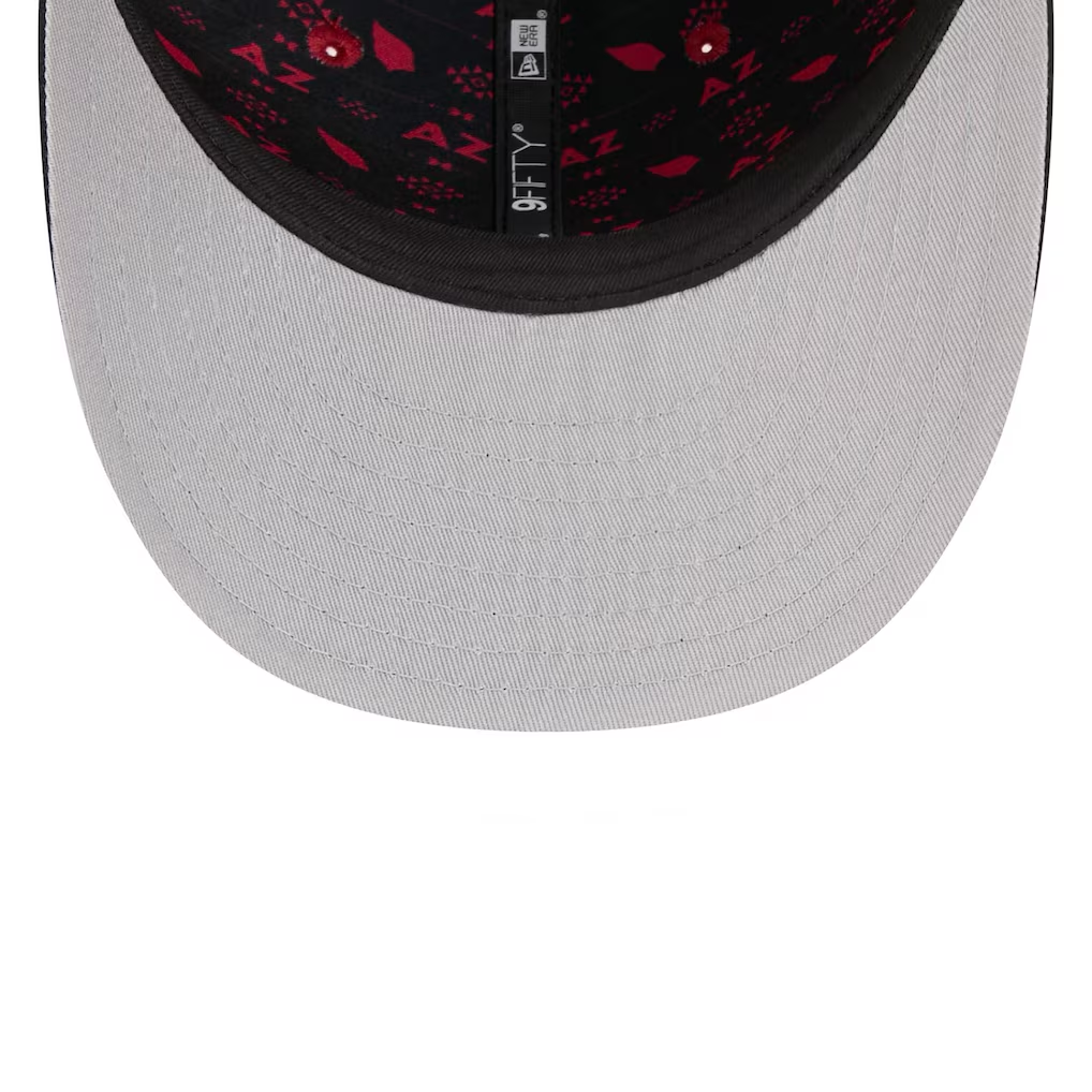 ARIZONA CARDINALS 2026 NFL DRAFT 9FIFTY SNAPBACK HAT - RED/BLACK