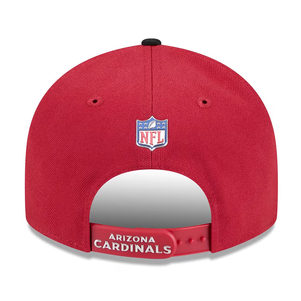 ARIZONA CARDINALS 2026 NFL DRAFT 9FIFTY SNAPBACK HAT - RED/BLACK