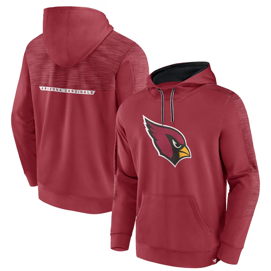 ARIZONA CARDINALS MEN'S DEFENDER EVO PULLOVER HOODED SWEATSHIRT