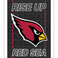 ARIZONA CARDINALS RECTANGLE NEOLITE LED WALL DECOR