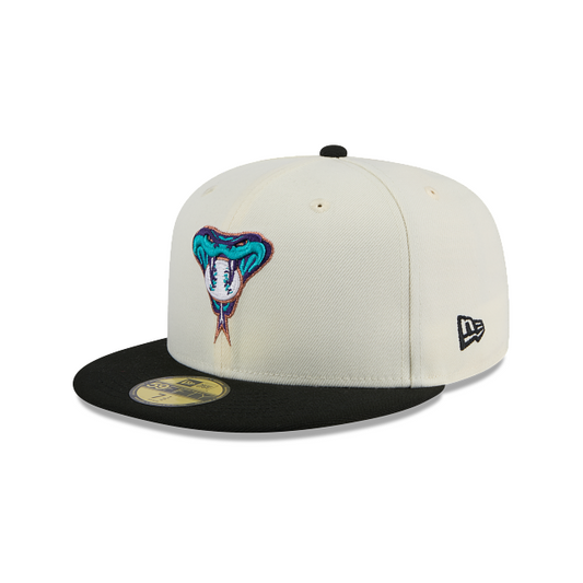 ARIZONA DIAMONBACKS EVERGREEN CHROME 59FIFTY FITTED HAT