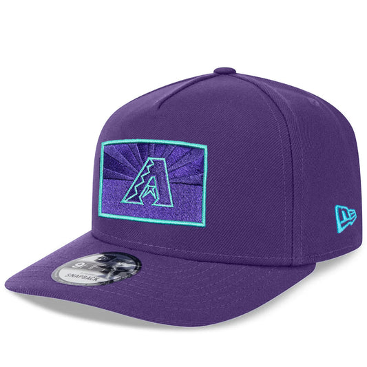 ARIZONA DIAMONDBACKS 2025 MLB CITY CONNECT ALTERNATE A-FRAME 9FIFTY SNAPBACK HAT - PURPLE