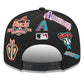 ARIZONA DIAMONDBACKS ALL OVER PATCH 9FIFTY SNAPBACK HAT - BLACK