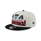 ARIZONA DIAMONDBACKS ARCHIVE 9FIFTY SNAPBACK HAT - CHROME WHITE