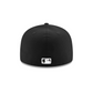 ARIZONA DIAMONDBACKS "D" SIDEPATCH 2001 WORLD SERIES 59FIFTY FITTED HAT - BLACK/ WHITE