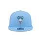 ARIZONA DIAMONDBACKS EVERGREEN BASIC 9FIFTY SNAPBACK HAT - SKY