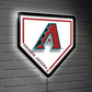 ARIZONA DIAMONDBACKS HOMEPLATE EDGELITE LED WALL DECOR