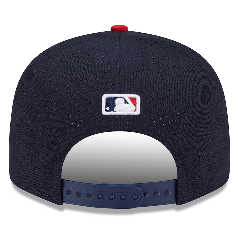 ATHLETICS 2025 MLB ALL-STAR GAME WORKOUT SPLIT PANEL 9FIFTY SNAPBACK HAT - BLUE/RED