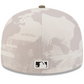 ATHLETICS 2025 MLB ARMED FORCES 59FIFTY FITTED HAT - STONE/OLIVE