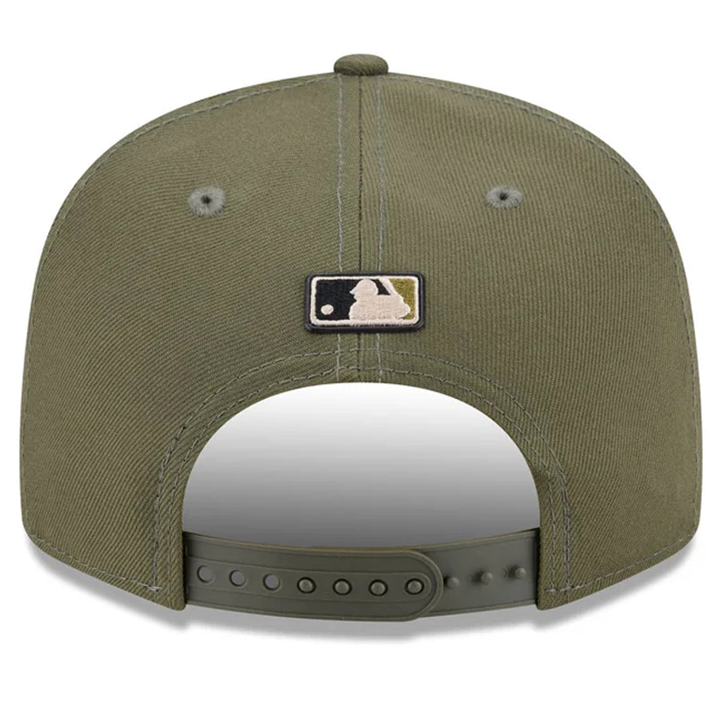 ATHLETICS 2026 MLB ARMED FORCES 9FIFTY SNAPBACK HAT - OLIVE