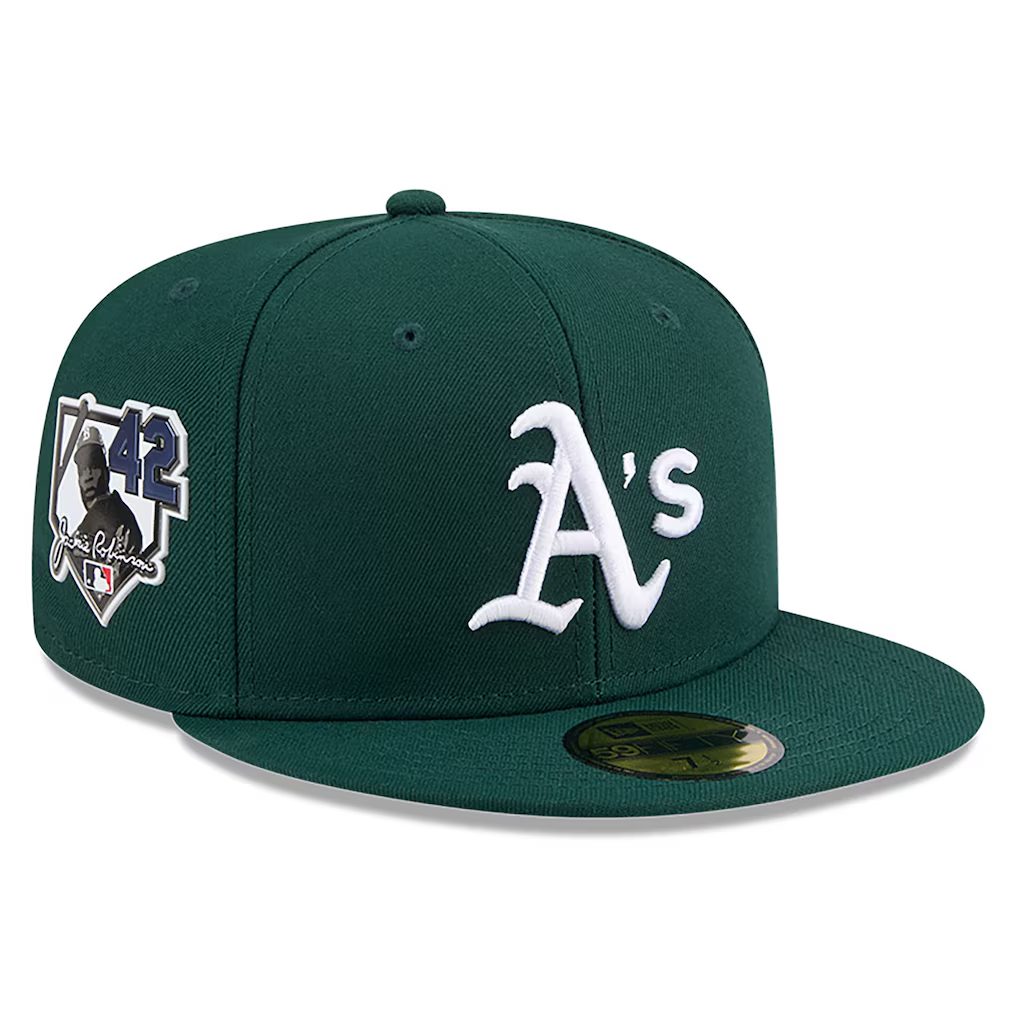 ATHLETICS 2026 MLB JACKIE ROBINSON DAY 59FIFTY FITTED HAT - GREEN