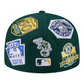 ATHLETICS ALL OVER PATCH 59FIFTY FITTED HAT - GREEN