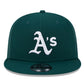ATHLETICS EVERGREEN TRUCKER 9FIFTY SNAPBACK HAT - GREEN