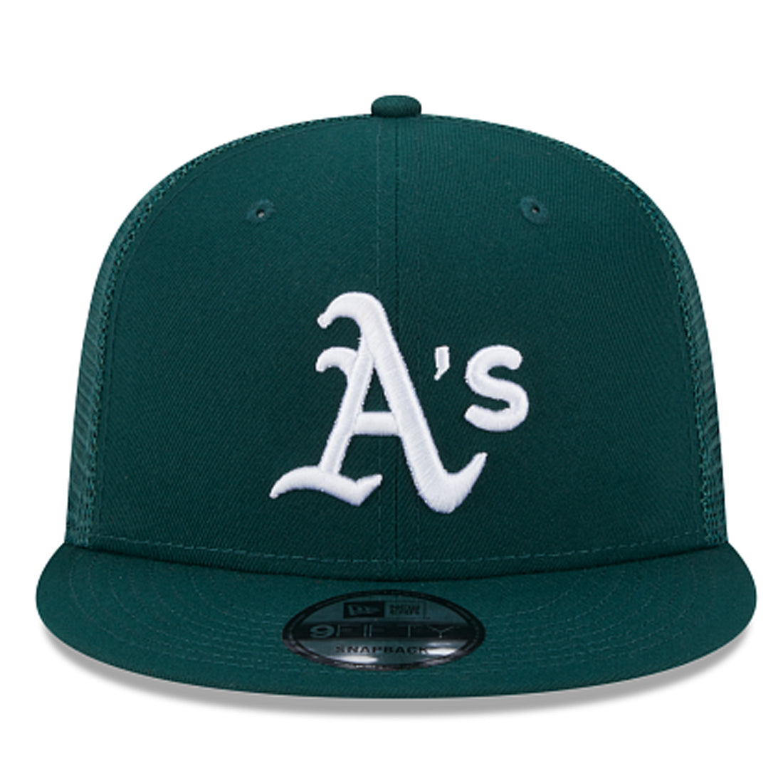 ATHLETICS EVERGREEN TRUCKER 9FIFTY SNAPBACK HAT - GREEN