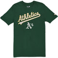 ATHLETICS MEN'S NEW ERA EVERGREEN BASIC T-SHIRT - GREEN