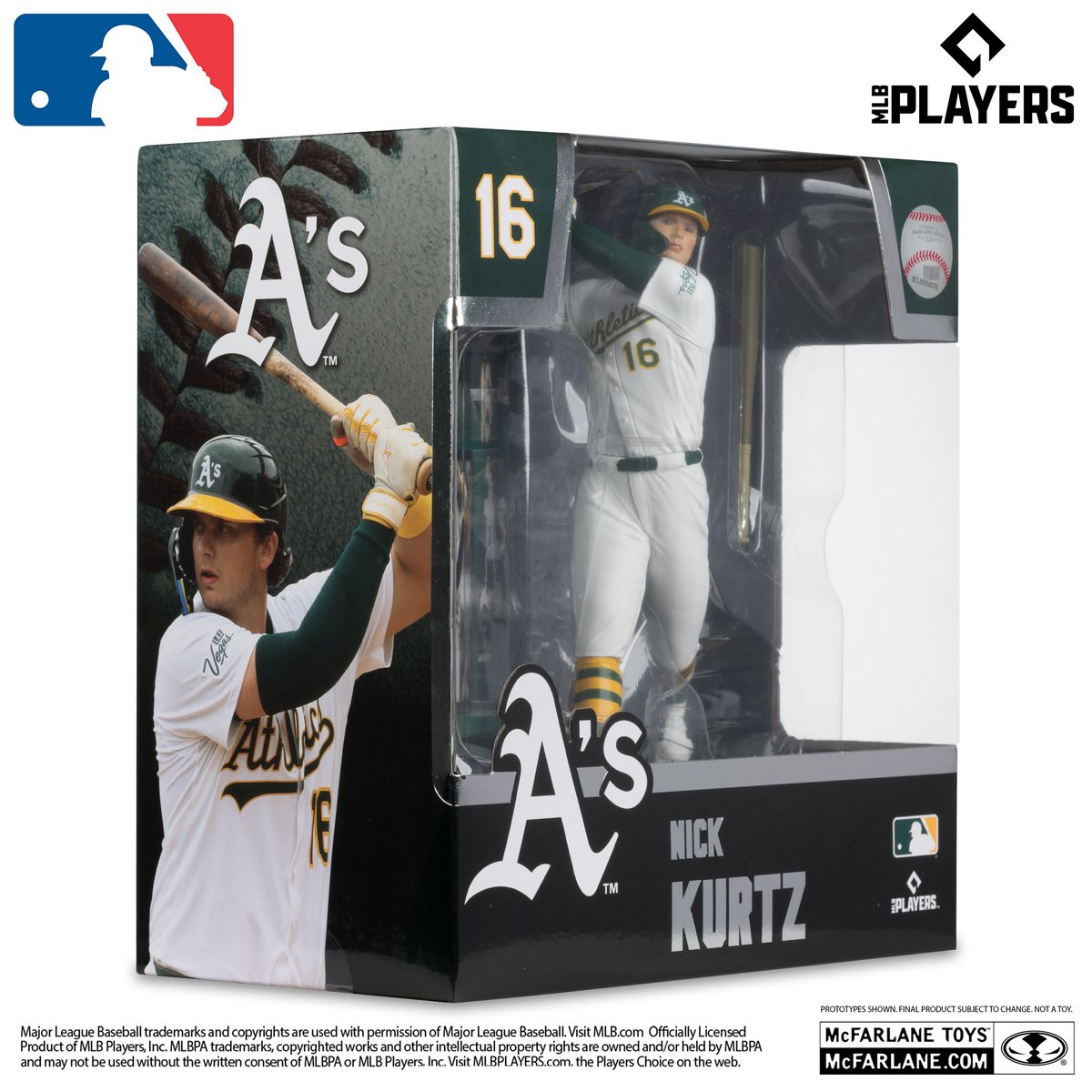 ATHLETICS NICK KURTZ MLB LEGACY 7" MCFARLANE SPORTS PICK FIGURE