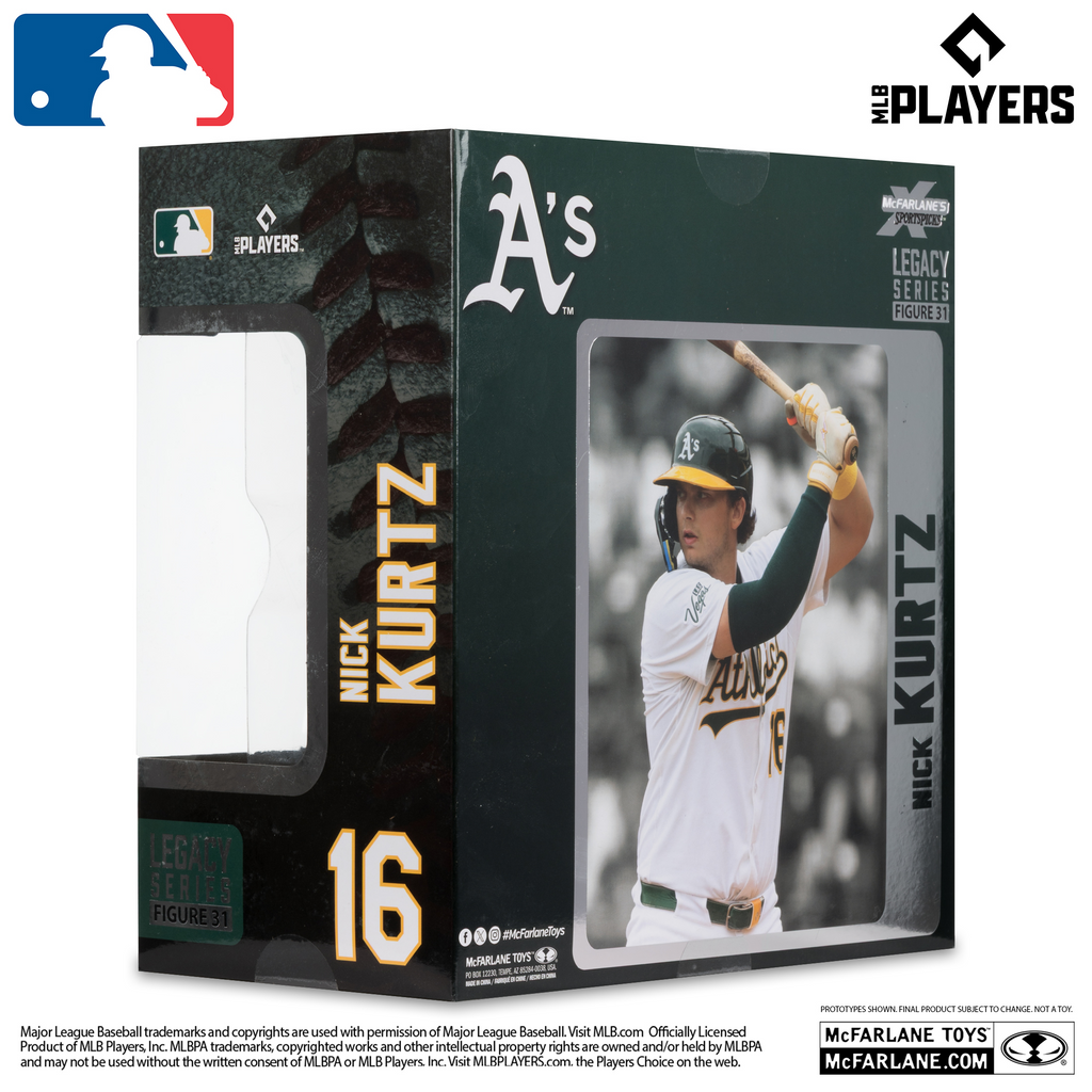 ATHLETICS NICK KURTZ MLB LEGACY 7" MCFARLANE SPORTS PICK FIGURE